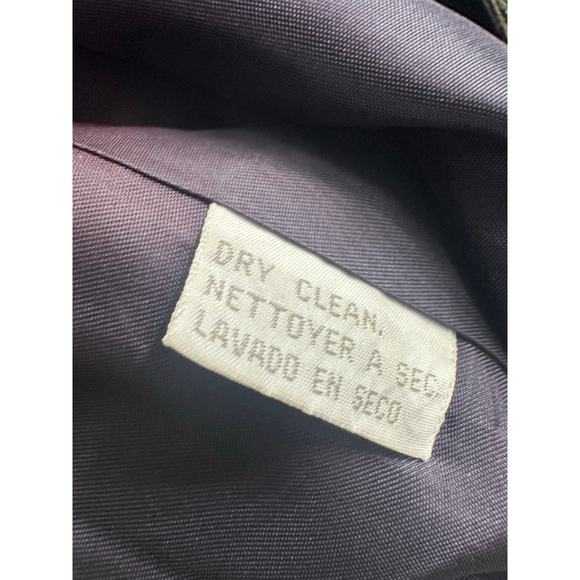 Vintage Jones New York Women’s Gray Paisley Print Buttoned Blazer Jacket Size 14 - Picture 7 of 11